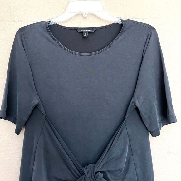 Banana Republic Lagenlook Tie Front Maxi Shirt Dress - Picture 2 of 8